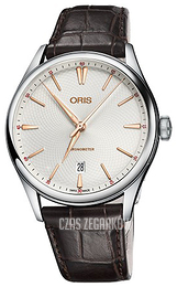 Oris Culture Srebrny/Skóra Ø40 mm 01 737 7721 4031-07 5 21 65FC