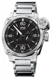 Oris Aviation Czarny/Stal Ø42.7 mm 01 749 7632 4194-Set MB