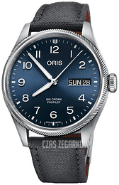 Oris Big Crown Niebieski/Tkanina Ø44 mm 01 752 7760 4065-07 3 22 05LC