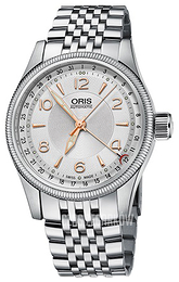 Oris Aviation Srebrny/Stal Ø40 mm 01 754 7679 4031-07 8 20 30
