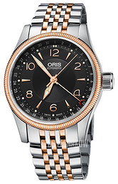 Oris Aviation Czarny/Stal w kolorze różowego złota Ø40 mm 01 754 7679 4334-07 8 20 32