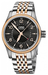 Oris Aviation Czarny/Stal w kolorze różowego złota Ø40 mm 01 754 7679 4364-07 8 20 32