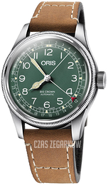 Oris Aviation Zielony/Skóra Ø40 mm 01 754 7741 4087-Set LS
