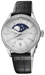 Oris Culture Srebrny/Skóra Ø36 mm 01 763 7723 4951-07 5 18 64FC