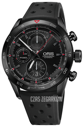 Oris Motor Sport Czarny/Guma Ø44 mm 01 774 7661 7784-Set RS