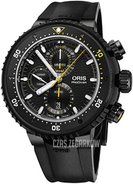 Oris Diving Czarny/Guma Ø51 mm 01 774 7727 7784-Set