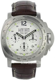 Panerai Luminor Biały/Skóra Ø44 mm PAM00303