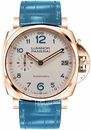 Panerai Luminor Kremowy/Skóra Ø38 mm PAM00756