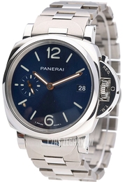 Panerai Luminor Niebieski/Stal Ø38 mm PAM01123