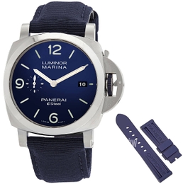 Panerai Luminor Niebieski/Tkanina Ø44 mm PAM01157