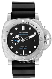 Panerai Submersible Czarny/Guma Ø44 mm PAM01229