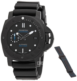 Panerai Submersible Czarny/Guma Ø42 mm PAM01231