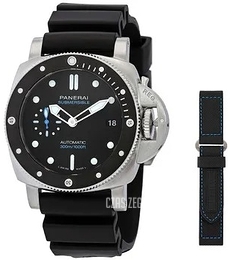 Panerai Submersible Czarny/Guma Ø42 mm PAM01683