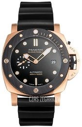 Panerai Submersible Czarny/Guma Ø44 mm PAM02070