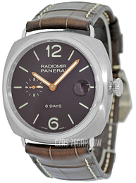Panerai Historic Radiomir 8 Days Brązowy/Skóra Ø45 mm PAM00346