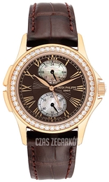 Patek Philippe Complicated Travel Time Biały/Skóra Ø35 mm 4934R/001