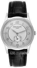 Patek Philippe Calatrava Srebrny/Skóra Ø37 mm 5196P/001
