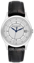 Patek Philippe Calatrava Srebrny/Skóra Ø38 mm 5296G/001