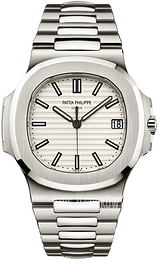 Patek Philippe Nautilus Biały/Stal Ø40 mm 5711/1A/011