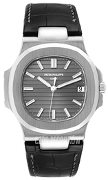 Patek Philippe Nautilus Szary/Skóra 38x43 mm 5711G/001