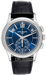 Patek Philippe Complications Niebieski/Skóra Ø42 mm 5905P/001