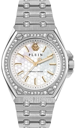 Philipp Plein Extreme Biały/Stal Ø38 mm PWJAA1123