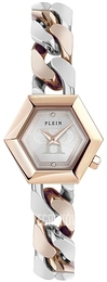 Philipp Plein The Hexagon Srebrny/Stal Ø28 mm PWWBA0223