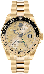Philipp Plein Hyper Sport Żółte złoto/Stal w odcieniu złota Ø44 mm PWYBA0423