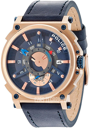 Police Niebieski/Skóra Ø53 mm 15048JSR.03