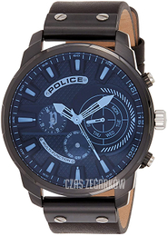 Police Niebieski/Skóra Ø50 mm 15217JSU.02