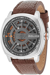 Police Szary/Skóra Ø49 mm 15239JS.61