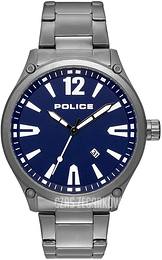 Police Niebieski/Stal Ø48 mm 15244JBU.03M