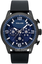 Police Niebieski/Skóra Ø50 mm 15415JSU.03