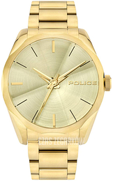 Police Szampański/Stal w odcieniu złota Ø44 mm 15712JSG.06M