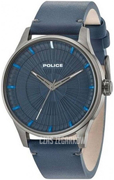 Police Jet Niebieski/Skóra Ø44 mm P15038JSU03