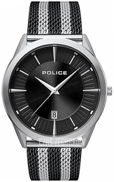 Police Classic Czarny/Stal Ø44 mm P15305JS02MM