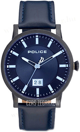 Police Niebieski/Skóra Ø43 mm P15404JSB02