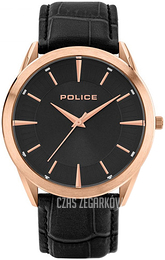 Police Czarny/Skóra Ø44 mm P15967JSR02