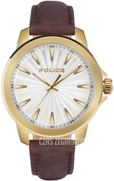 Police Mensor Zloty/Skóra Ø44 mm PEWJA2207804