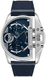 Police Daintree Niebieski/Skóra Ø48 mm PEWJF2203602