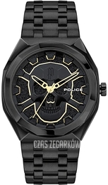 Police Kediri Czarny/Stal Ø48 mm PEWJG2110701