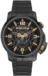 Police Ferndale Czarny/Stal Ø44 mm PEWJJ2110001