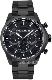 Police Czarny/Stal Ø46 mm PEWJK2204202
