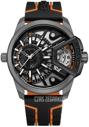 Police Underlined Srebrny/Guma Ø46 mm PEWJM0004201