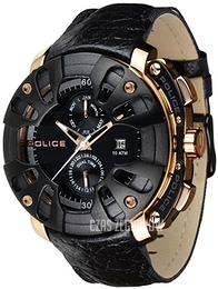 Police Protector Czarny/Skóra Ø50 mm PL13806JSRB.02