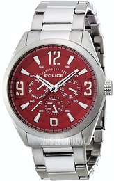 Police Czerwony/Stal Ø44 mm PL13894JS.16M