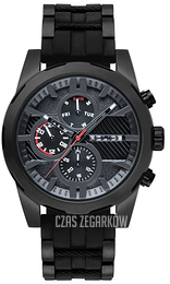 Police Matchcord Czarny/Stal Ø48 mm PL14541JSB/02PA