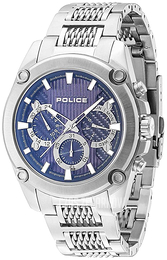 Police Multifunction Niebieski/Stal Ø46 mm PL14543JS.03M