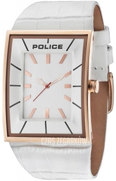Police Biały/Skóra Ø40 mm PL14684JSR.01