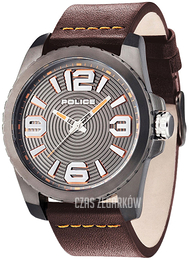 Police Szary/Skóra Ø47 mm PL14761JSU/61